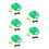 5Sets Compact Tennis Training Device with Stable Base and Rebound Ball 7