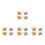 16Pcs Secure Copper Butterfly Earring Backs for Pierced Ears 9