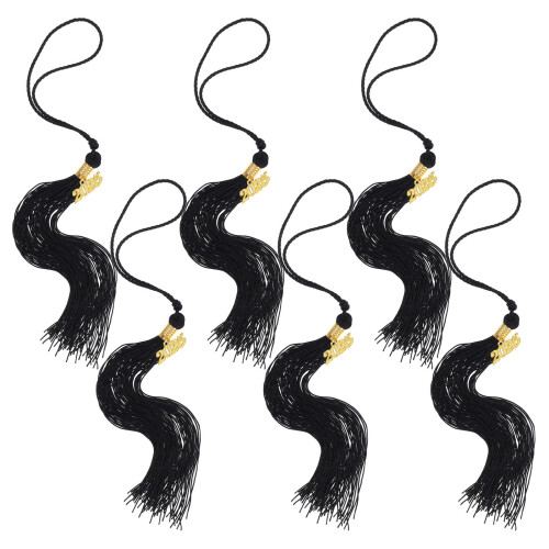 12Pcs Polyester Graduation Cap Hanging Tassels for Ceremony