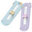 6Pcs ABS Shoe Measuring Devices Kids Foot Size Ruler Assorted Colors 3