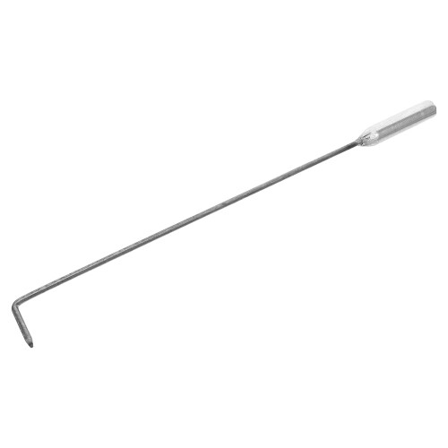 5Pcs Ergonomic Grip Silver Iron Fireplace Poker Stick for Fire Pits 1