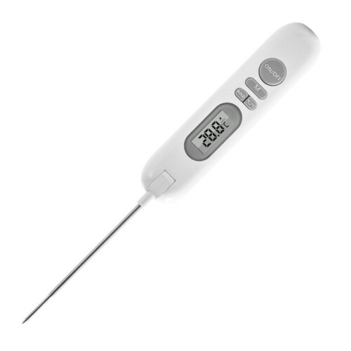 Mattermometer LCD Digital Laddningsbar Termometer för Matlagning Utomhus BBQ Kött Elektronisk Mattermometer