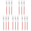15Pcs Red Position Pens for Eyebrow Mapping Tattoo Piercing Use 4