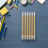 10Pcs Inkless Bamboo Pencils for Writing Drawing Light Yellow 6