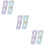 6Pcs ABS Shoe Measuring Devices Kids Foot Size Ruler Assorted Colors 11