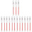 15Pcs Red Position Pens for Eyebrow Mapping Tattoo Piercing Use 7