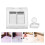 4Sets Robuste Leere Lidschatten Palette Lippenstift Make-Up Set 2