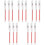 15Pcs Red Position Pens for Eyebrow Mapping Tattoo Piercing Use 5