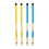 8Pcs Wooden Drumsticks Percussion Sticks Assorted Color for 3