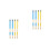8Pcs Wooden Drumsticks Percussion Sticks Assorted Color for 5
