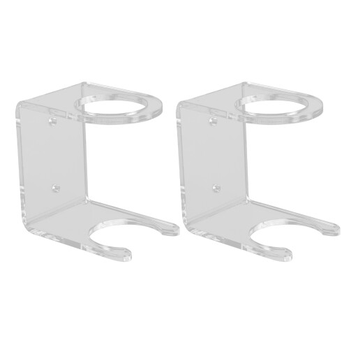 8Pcs Transparent Wall Mounted Baseball Bat Display and Storage Rack