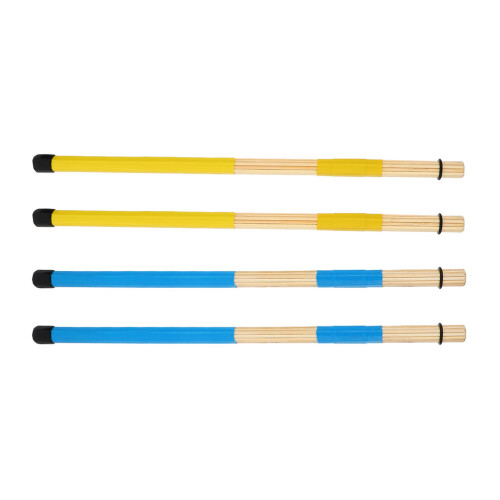8Pcs Wooden Drumsticks Percussion Sticks Assorted Color for 1