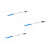 3Pcs Durable Garden Hand Pollination Tool Blue for Fruit Trees 5