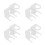 8Pcs Transparent Wall Mounted Baseball Bat Display and Storage Rack 9