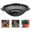 20Pcs Reusable Black Pot Drainage Mesh Pads with Soil Protection 11