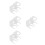 8Pcs Transparent Wall Mounted Baseball Bat Display and Storage Rack 10