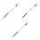 3Pcs Durable Garden Hand Pollination Tool Blue for Fruit Trees 7