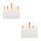 2Sets PVC Lammerenfles Geitenmelkfles Voedingsset & 7