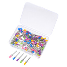 200St Multikleuren Tandpolijstborstels Plat Hoofd Set