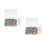 200St Multikleuren Tandpolijstborstels Plat Hoofd Set 7