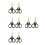 8Pcs Alloy Curved Scissors for Rc Car Body Shell DIY Precision Cutting 6