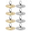 16Paren Messing Mini Vingercimbalen Handperkussie Voor Dance Party 2
