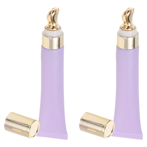 4St Reis Cosmetische Tubes Paars Refillbaar Oogcrème Applicator Tool