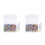 200St Multikleuren Tandpolijstborstels Plat Hoofd Set 6