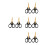 8Pcs Alloy Curved Scissors for Rc Car Body Shell DIY Precision Cutting 7