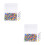 200St Multikleuren Tandpolijstborstels Plat Hoofd Set 9