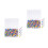 200St Multikleuren Tandpolijstborstels Plat Hoofd Set 4