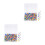 200St Multikleuren Tandpolijstborstels Plat Hoofd Set 10