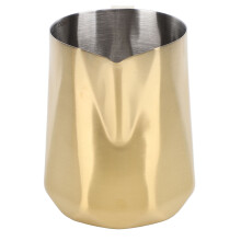 Milchaufschäumer 350 ml Rhombus mit Goldbeschichtung