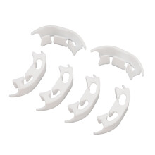 100 pezzi clips regolabili per piante a 90 gradi, leggeri, in PP, per giardinaggio, piegatore