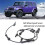 1Set ABS Wheel Speed Sensor for   3.6L 2012-2017 3.8L 2007-2011 68003281AA 52125003AB 4