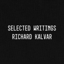 Richard Kalvar Selected Writings Paperback Book