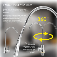 Rubinetto Diretto 'Acqua Potabile Della Cucina Rubinetto Del Ro 'Acciaio Inossidabile 304 Sistema di Purificazione Osmosi Inversa Robinet