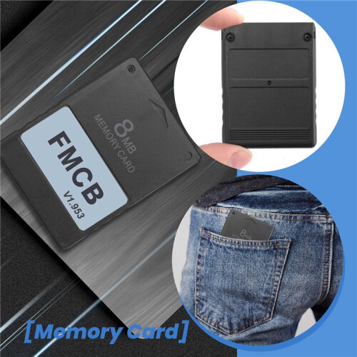 FMCB Free McBoot Card V1.953 for  PS2 -2 Memory Card OPL MC Boot(8MB) 2