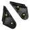 For  Lancer EVO Evolution 2008-2015 Front L+R Mirror Outer Triangular Cover Pillar Triple-cornered Plate Trim 4