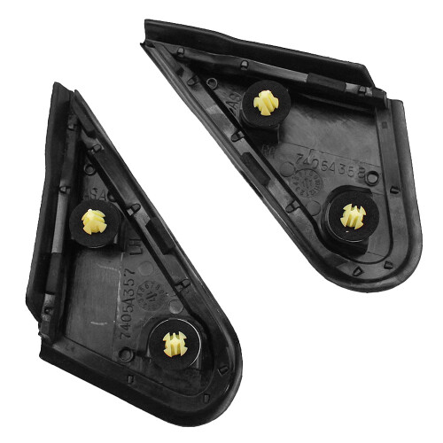 For  Lancer EVO Evolution 2008-2015 Front L+R Mirror Outer Triangular Cover Pillar Triple-cornered Plate Trim