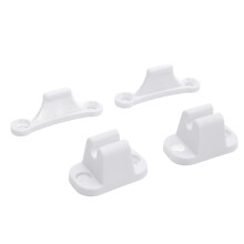 Freni e anelli di ritenuta in nylon per porta di rimorchi e caravan, prevenzione danni alla parete, 2 set