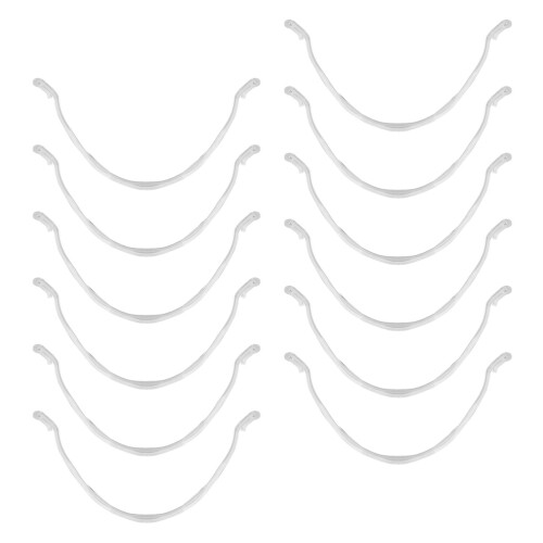 24Pièces Bande De Protection Masque Blanc Antidérapant Usage Extérieur
