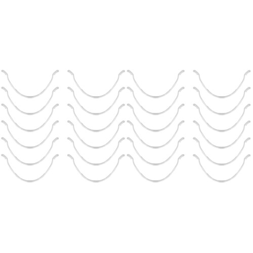 24Pièces Bande De Protection Masque Blanc Antidérapant Usage Extérieur 2