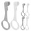 12Pcs Portable Baby Pull Rings Multi PP for Toddler Walking Assistance 1