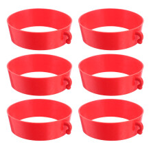 24Pièces Accessoires Connexion Cônes Plastique Rouge Usage