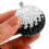 Accessoire Auto Boule Cristal Noir Décor Chic Et Raffiné 3