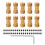 10Pcs Assorted Color Brass Shaft Coupling Kit for Rc Model Motors 1