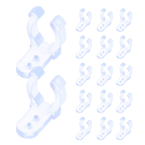 60Pièces -Câbles Pièce Pour Rubans Lumineux, Transparent 2