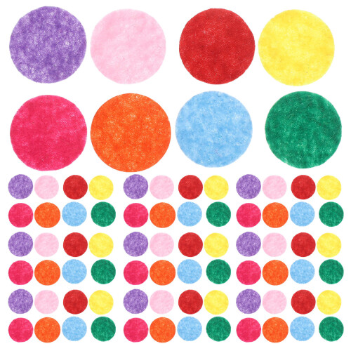 4000Pcs Colored Felt Fabric Circles for DIY Sewing and Handmade Crafts