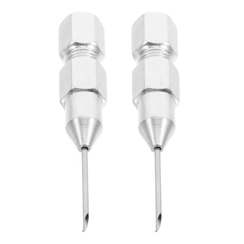 8Pièces Accessoires Graisse Métalliques Argentés Précis Sans 1
